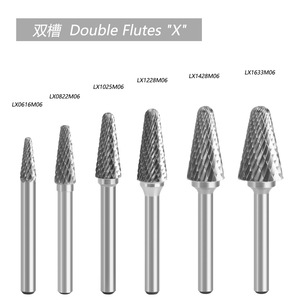 Fresa Rotativa Cónica de Carburo Laiwei de 20mm con Una Hilera de Dientes para Máquina de Grabado, Fresa de Carburo Cementado HRC65 - Product Image 5