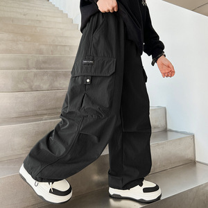 Pantalons décontractés pour garçons, doublés en <span class=keywords><strong>polaire</strong></span>, épais, style coréen, nouveau style, printemps, automne, hiver, pantalons tendance pour le travail et pantalons décontractés - Product Image 3