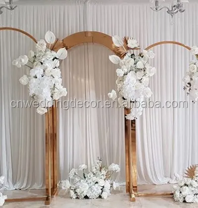 En iyi düğün akrilik yapı düğün kemer çiçek çelenk dekorasyon