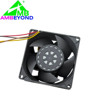 Ventilateur de refroidissement industriel 80 mm 12 V CC à commande de vitesse PWM 4 broches 8038, faible bruit, haute performance