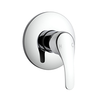 Vente chaude accessoires de plomberie moderne inverseur à levier unique dissimulé douche robinet Valve garniture Kit diviseur douche mitigeur