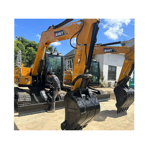 Excavateur chinois utilisé Sany 75c Sy60c 7 tonnes mini excavatrice Sany Digger machine d'occasion avec prix bon marché Sany sy75 sy60 sy55 - Product Image 2