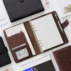 New Original Wholesale A5 Hardcover PU Leather Business Organizer/<b>Planner</b> Notebook Custom Logo 100 Sheets Gift Stationery Office - Product Image 3
