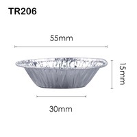 Zinn folie Tasse Kuchen Keks Pudding Backwerk zeug Mini Muffin Pie Cups Pfannen Aluminium Eierkuchen Form für Back zubehör