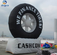 Ballons en forme de pneus publicitaires, ballons gonflables en forme de pneus pour les expositions et les promotions