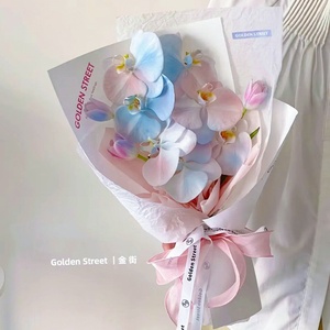 Papier et cartons d'emballage pour bouquets de fleurs faites à la main <span class=keywords><strong>en</strong></span> résine enduite imperméable, vente <span class=keywords><strong>en</strong></span> gros - Product Image 4