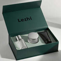Boîtes magnétiques cosmétiques personnalisées de haute qualité et solutions d'emballage de coffrets cadeaux en papier pour soins de la peau masculins de luxe