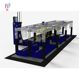 Équipement de <span class=keywords><strong>course</strong></span> d'obstacle d'intérieur, parc avec fosse à mousse et <span class=keywords><strong>course</strong></span> ninja - Product Image 4