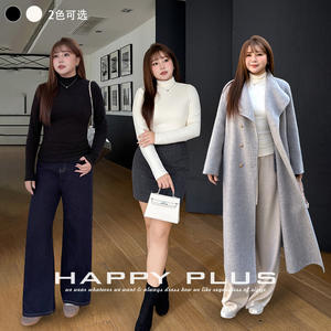 Camiseta de manga larga con cuello alto para mujer, capa base de espesor medio, poliéster, blanco y negro, N9406, para ir al trabajo en otoño e invierno - Product Image 3