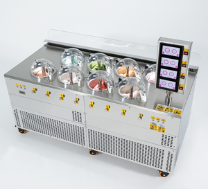 Machine de fabrication de crème glacée multifonctionnelle Miles 8 Flavors approuvée par la NSF avec anti-buée, idéale pour les fruits et le sirop de crème glacée - Product Image 4