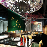 Servicio de Diseño de Interiores para Bares Comerciales, Diseño Personalizado, Decoración, Combinación de Materiales, Equipamiento Completo para Discotecas