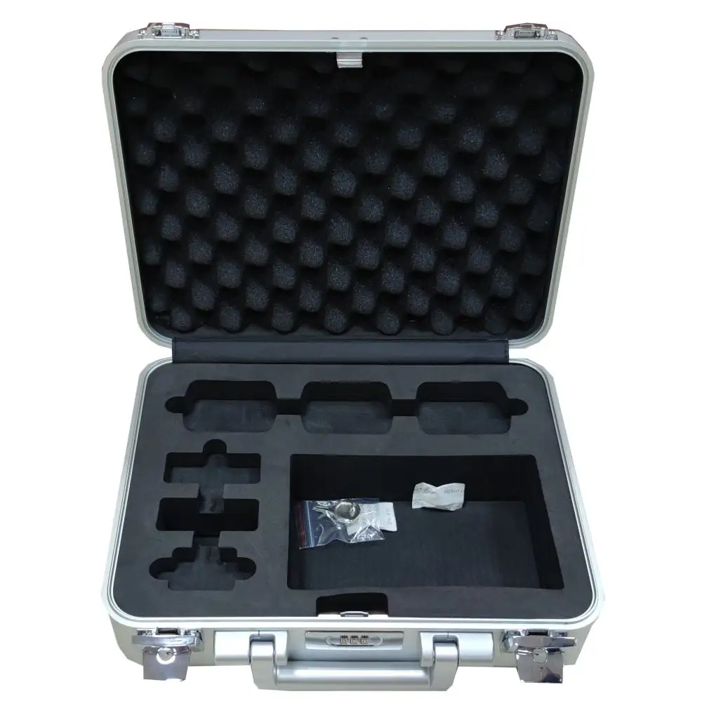 Aluminum Case Foam Briefcase Tool Box Custom Hard Aluminum Briefcase Attache Brief Cases With Foam