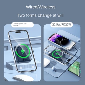 Nuevo Producto de Tendencia, Cargador Inalámbrico Magnético de Carga Rápida PD22.5W de 10000mAh, Soporte para Teléfono, Banco de Energía Portátil con Cable Integrado - Product Image 2