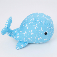 Coussin à épingles en forme de baleine mignon avec épingles à tête de papillon pour la couture et l'artisanat