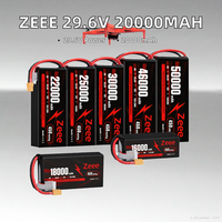 Batterie semi-solide Zeee 450Wh/kg 8S 29.6V 12Ah 16Ah 18Ah 22Ah 25Ah 30Ah 45Ah 50Ah grande capacité pour drone UAV FPV