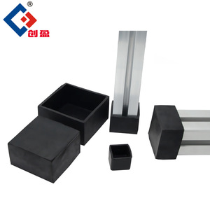 Chuangying Rubber Feet For Aluminum Profile Black Plastic Base Covers Protective Bases Industrial Hardware Accessories - Product Image 2