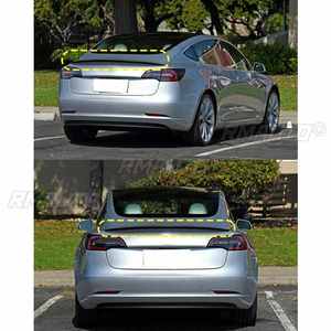 Nuevo alerón trasero para coche, extensión de labio de alerón para Tesla Model 3 2017 2018 2019, alerón de maletero, alerón de cola, decoración. - Product Image 5