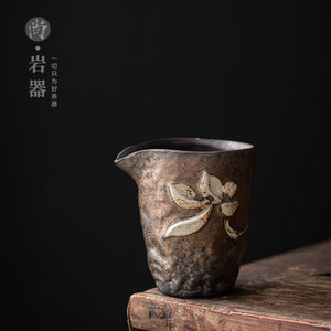Taza de té de cerámica dorada hecha a mano con forma de vaina de loto, estilo tradicional chino para servir té, cerámica del condado de Dehua - Product Image 4