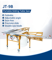 Machine à scier à bras oscillant de précision Juzhiyuan Carol Manufacture JT-9B, machine à scier horizontale pliable pour le travail du bois, scierie