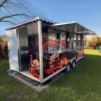 Remorque alimentaire personnalisée pour événements, qualité restaurant, café, camion de restauration certifié CE, remorque de cuisine pour traiteur