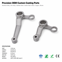 Bras de commande en aluminium moulé sur mesure OEM, pivot à trois points, levier de commande et liaison, vente en gros usine