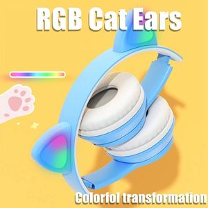 वायरलेस ट्विस इयरफ़ोन गेमिंग बच्चों हेडसेट इलेक्ट्रॉनिक्स स्टीरियो लो लेटेंसी प्यारा बिल्ली हेडसेट - Product Image 6