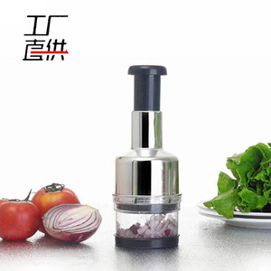 Manual Garlic Press Stainless Steel Multi Function Vegetable Cutter Kitchen Tool For Home Use - Product Image 1