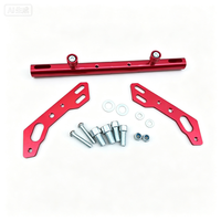 Support de fixation multifonctionnel en aluminium CNC pour guidon de moto avec miroir et kit complet de quincaillerie pour scooter