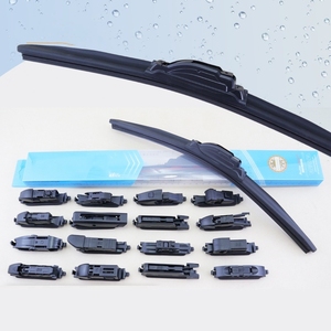 Cần gạt nước ô tô đa năng, logo tùy chỉnh, 14-26 inch, đầu nối thay thế, loại không khung, dùng được cho nhiều loại xe - Product Image 2