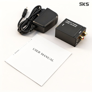 Convertisseur <span class=keywords><strong>audio</strong></span> numérique-<span class=keywords><strong>analogique</strong></span> 96 kHz, <span class=keywords><strong>adaptateur</strong></span> DAC optique coaxial vers RCA 3,5 mm pour TV, PS4, Xbox, haut-parleur - Product Image 2