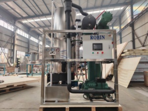Máquina de Hielo Industrial de Tubo de Cristal de 1 Tonelada Eficiente con Compresor Copeland, Opciones Monofásicas y Trifásicas, Capacidad de Almacenamiento de 500 kg - Product Image 6