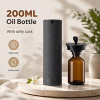 Diffuseur de parfum commercial 200 ml WiFi avec contrôle à distance par application, machine à arômes avec capteur radar pour centre commercial et hôtel, utilisation 2-en-1 (prise secteur et USB)