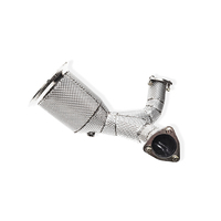 Tuyau catalytique en acier inoxydable à flux amélioré pour Audi S4 S5 B9 Euro 5 – Amélioration des performances sur circuit