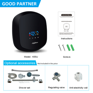 Mini Calentador De Agua Eléctrico De Pared Colgante 5,5kw Ducha Térmica De Aluminio Fundido Multiuso En La Cocina - Product Image 2