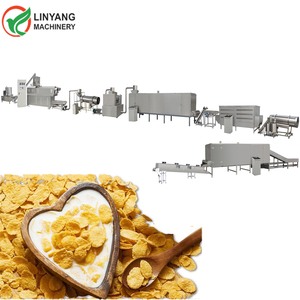 Copos de Maíz Crujientes de Acero Inoxidable Totalmente Automáticos de Alta Eficiencia y Gran Capacidad, Copos de Maíz, <span class=keywords><strong>Cereales</strong></span> para el Desayuno - Product Image 1