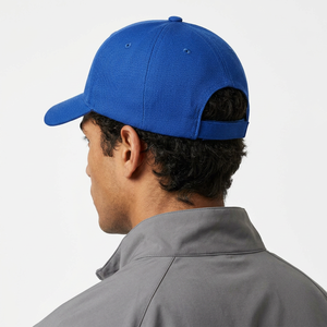 Casquette de baseball en coton noir avec broderie monogramme RH blanche, ajustement réglable pour femmes adultes, usage décontracté, toutes saisons, ski, pêche - Product Image 3