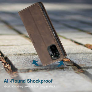 CaseMe เคสหนังฝาพับสำหรับ Redmi Note 10,เคสโทรศัพท์กระเป๋าสตางค์ขาตั้งแม่เหล็กสำหรับ Xia0mi Mi 10T <span class=keywords><strong>Mi11</strong></span> <span class=keywords><strong>Lite</strong></span> 12 - Product Image 3