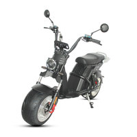 Mini Motocicleta Eléctrica de Alta Velocidad Estilo Harley de Dos Ruedas, Vehículo Eléctrico Urbano para Adultos, Batería de 67V 2000W