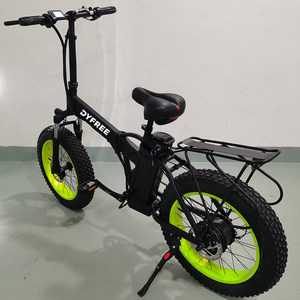 Ebike 20 pouces grandes roues gros pneus amortisseurs avant et arrière pliant électrique motoneige VTT - Product Image 3