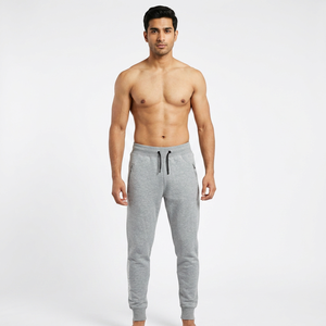 Pantalones Deportivos Casuales para Hombre de Fabricante Profesional con Cintura Alta Ajustable con Cordón, Servicio OEM, Bolsillos con Cremallera, Pantalones de Entrenamiento - Product Image 1
