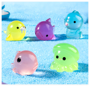 Bombe da Bagno per Bambini a Forma di <span class=keywords><strong>Animali</strong></span> Marini: Stelle Marine, Squali, Conchiglie, Coralli, Anatre in Resina Luminosa - Product Image 3
