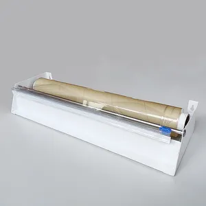 metal dispenser for cling film or aluminum foil