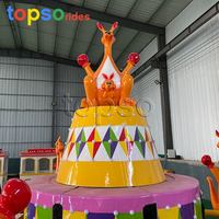 Manège Kangourou Rotatif Commercial TOPSO pour Intérieur et Extérieur, Équipement de Parc d'Attractions, 16 Places à Vendre