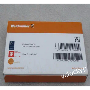 Module PLC Weidmuller UR20-8DI-P-3W 1394400000, neuf, expédition immédiate - Product Image 1