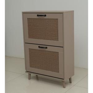 Étagère à chaussures à 2 niveaux, stable, spacieuse, organiseur de rangement, accès facile, capacité de 12 paires, entrée - Product Image 3