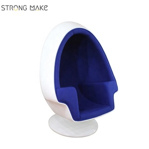 Muebles de diseño moderno de fibra de vidrio de Lee <span class=keywords><strong>oeste</strong></span> estéreo alfa silla con otomana - Product Image 2