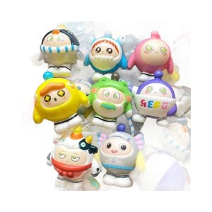 ของเล่นบีบการ์ตูนสควิชชี่ ของเล่นคลายเครียดสำหรับเด็กอายุ 2-4 ปี ของเล่นพลาสติกสำหรับเด็กผู้ชายและเด็กผู้หญิง บรรจุในถุงตาข่าย - Product Image 4