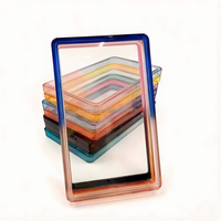 Étui transparent en TPU minimaliste effet arc-en-ciel pour cartes de collection graduées P/S/A/BGS/SGC – Protection universelle tendance
