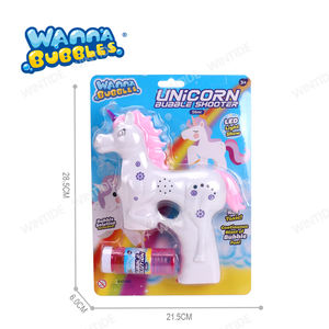 Juguete Infantil Unisex, Pistola de Burbujas de Unicornio con Luces LED, Hecha de Plástico PP Resistente - Product Image 6