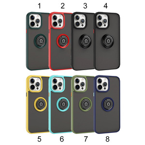Offre Spéciale Mat Pc Tpu Anneau Magnétique Avec Support Pour <span class=keywords><strong>Iphone</strong></span> <span class=keywords><strong>13</strong></span> 11 12X8 7 6 - Product Image 1
